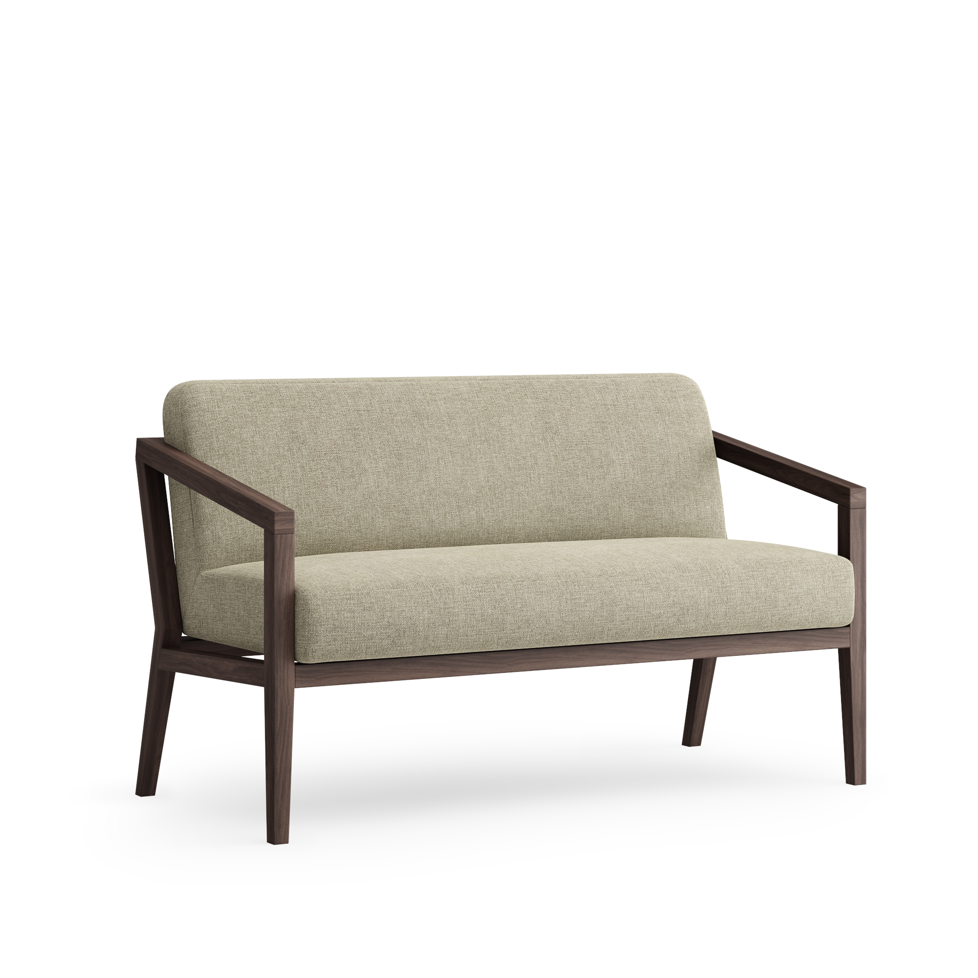 Paris Wooden 2 Seater